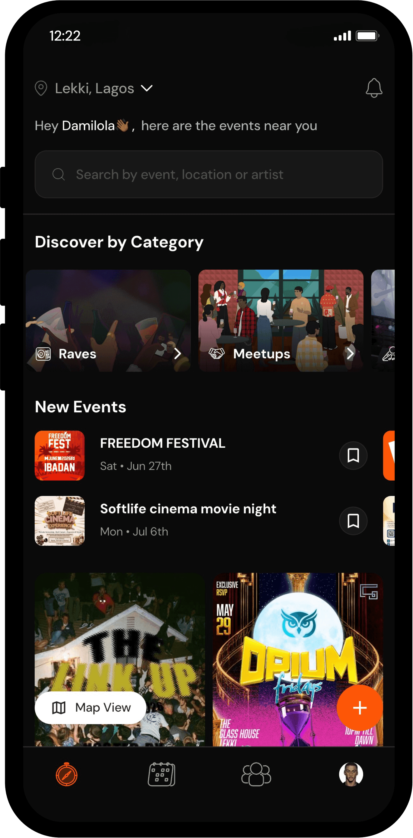 jetron ticket mobile app home page