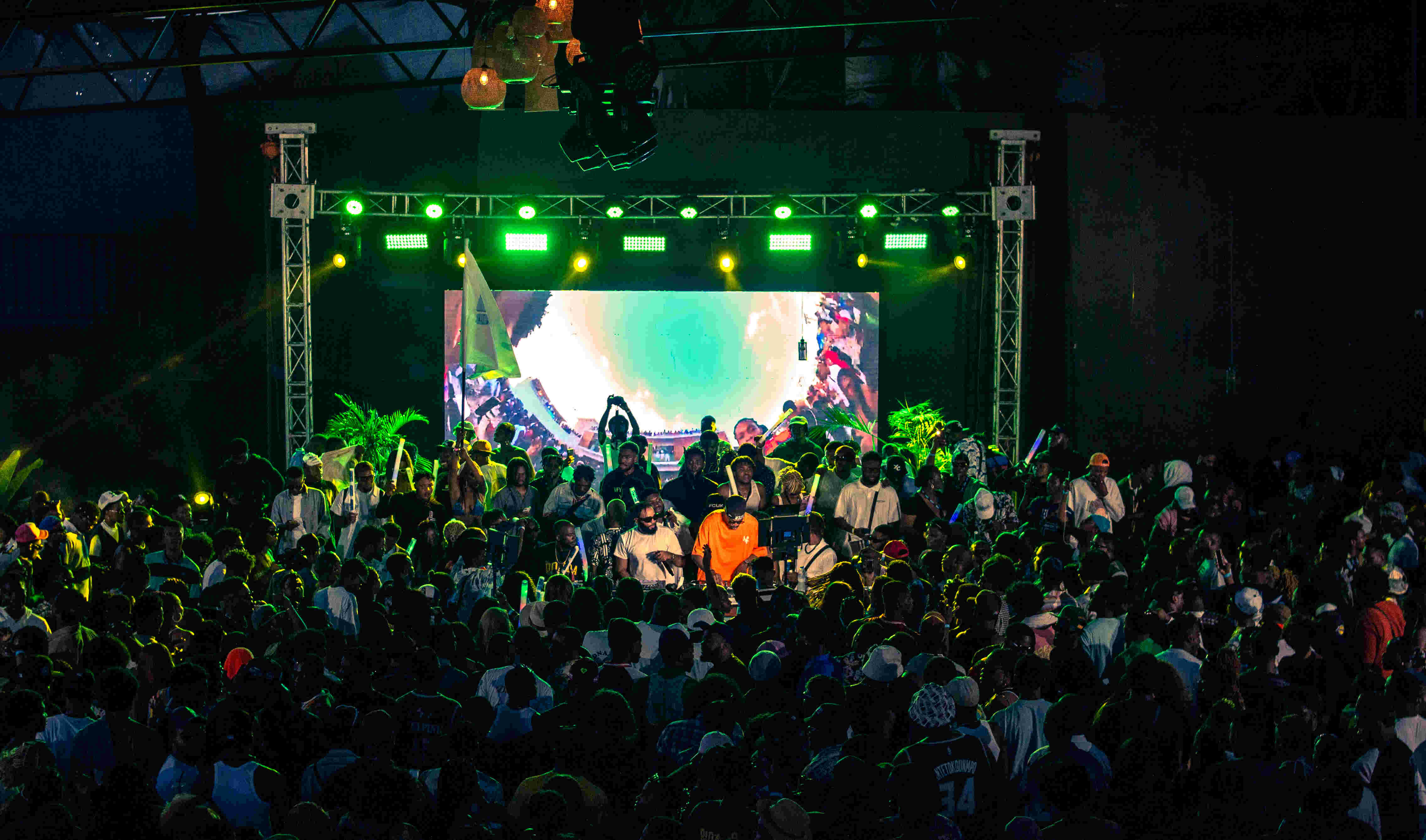 people partying at even in the day