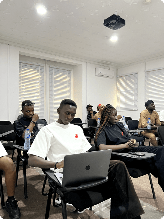 damilola at pitch event